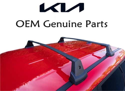 Factory Genuine 2024 2023 2022 2021 2020 Kia Soul Roof Rack Cross Bars Roof  Rails Luggage Rack # K0F21-AU001